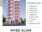 South-facing 3-bedroom flat adjacent to Bashundhara Sunydale School.