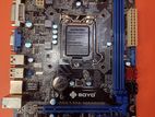 Soyo H91 LGA 1150 Intel HDMI SATA 6Gb/s USB 3.0 Motherboard 1 YEAR