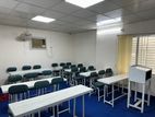 Space for classroom, training, seminar, workshops etc.