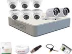 স্পেশাল Offer:-8pics CC tv Hik-vision Camera Packages ( 2MP 1080P )