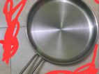 Ss Fry Pan with Glass Lid