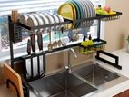 Stainless Steel Dish Rack for Kitchen Storage Sink Organizer