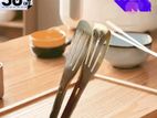 Stainless steel golden colour spoons set