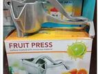Stainless Steel Manual Hand Press Lemon Juicer Frui