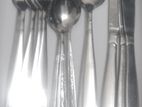 stainlessness steel spoon set (18 pieces)