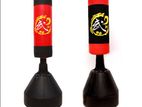 STANDING PUNCHING BAG 180CM Black with Red