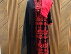 Stitched Embroidered Kameez with Pant and Dupatta
