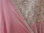 Stitched Gharara (Pink Suit)