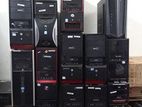 Stok lot dual core/ core 2do desktop pc G31/41office used