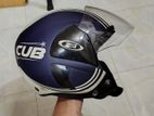 STUDDS Cub C4 Decor Half face Bike Helmet L Size - Blue