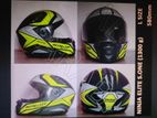 Studds Ninja D4 Decor Helmet Yellow Black Size L – Fresh condition