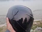 STUDDS TROOPER DV GLOSSY BLACK Helmet Up for sale