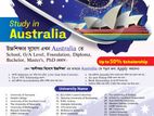 Study in Australia with up to 70% Scholarship