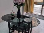 Stylish Black Two-Tier Glass Table – Perfect for Office or Living Room