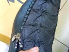 Stylish folded black loafer
