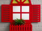 Stylish Glossy Decorative Window
