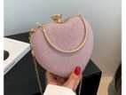 Stylish heart shape bag