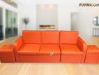 Stylish Ply-Wood Sofa With Tool Chair-New