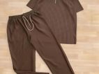 Stylish rebed cotton set