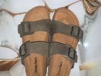 Suede leather arizona sandal (new )