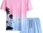 Summer vacation T-shirt and Short For men