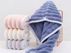 Super absorbent microfiber hair towel