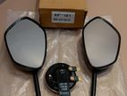 Suzuki Gixxer Fi Abs Stock Original Intact Box Looking Glass Set & Horn