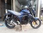 Suzuki Gixxer monotone matt blue 2023