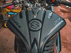 Suzuki Gixxer SF Fi Abs Matt Black Glittery Indonesian Edition Tank Pad