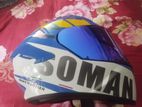 Suzuki Sm968 Blue night Vision Soman helmet