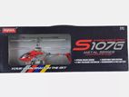 SYMA RC Mini Helicopter Red Metal Series S107G 3 Channels Infrared