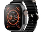 T800 Ultra Smartwatch Series 8 With Wireless Charging- Black
