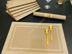 Table mat 7pcs set 100% washable and heatproof