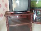 Table Stand with TV