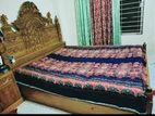 Tajmohol box bed with side bikre hobe.