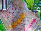Tangail Screen Print Saree Without Blouse Piece For Women