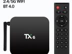 Tanix TX6 4/32GB Android TV Box Play store, chromecast & 700+ Channel