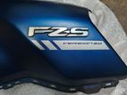 Tanky Box (3D-Mat Blue) for Yamaha FZS V3 bike. Right Side