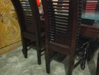 Six Chair and Wooden Table