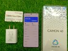 Tecno Camon 40 8+8/256 (Used)