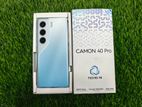 Tecno Camon 40 Pro 8/256GB-OFFICIAL (Used)