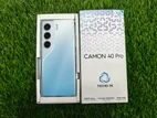Tecno Camon 40 Pro 8/256GB-OFFICIAL (Used)