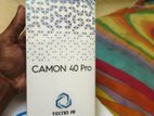 Tecno Camon 40 pro (Used)