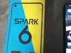 Tecno Spark 6 phone 4 /128 (Used)