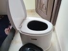 Tel plastic portable high commode