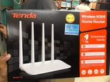 Tenda F6 300Mbps N300 4 Antenna Wifi Router (Flat Shape).