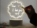 থ্রি ডি এল ই মেসেজ বোর্ড || 3d Led Note Board Usb Message
