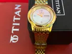 Titan Golden Watch
