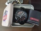 Titan Octane Watch Original+ warranty card+ box