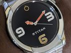 TITAN Steel Watch Beautiful Dial Display 100% Genuine